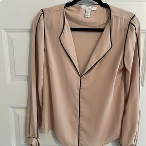 Forever 21 nude blouse